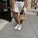 Burberry Nova Check Zip Handbag