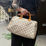 Louis Vuitton Vintage Damier Azur Speedy 30