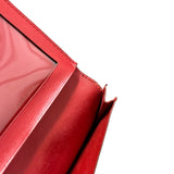 Hermes Red Leather Saumur Diane Boxcalf Cardholder