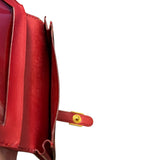 Hermes Red Leather Saumur Diane Boxcalf Cardholder