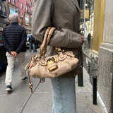 Chloe Vintage Mini Chloe Paddington Bag Beige