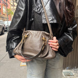 Chloe Partay Small Taupe Two-Way Bag