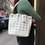 MCM Dessau Drawstring Bucket Bag