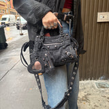 Balenciaga Neo Cagole City Bag Washed Denim