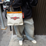 Gucci Vintage Tattoo Heart GG Shoulder Bag