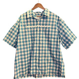 Prada Blue Gingham Button Down Shirt