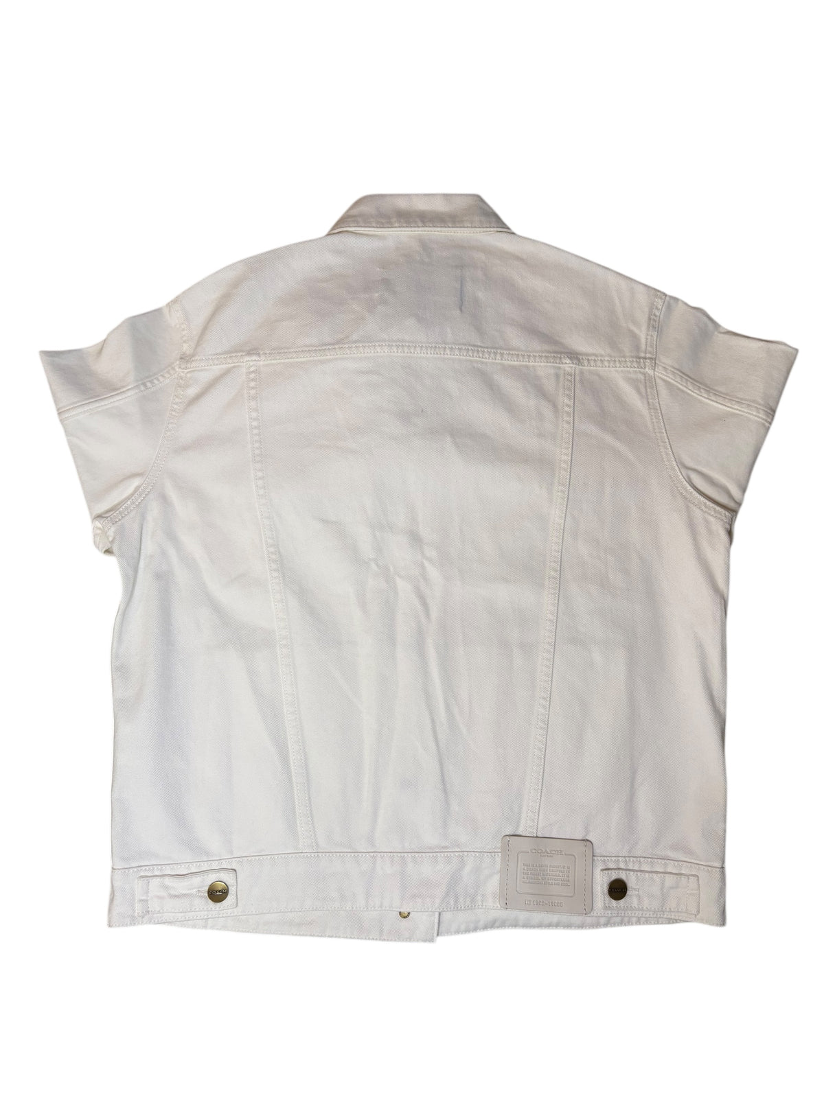 Coach White Denim Jacket