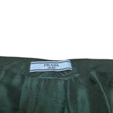 Prada Green Satin Long Line Shorts