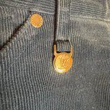 Louis Vuitton Blue Corduroy Pants