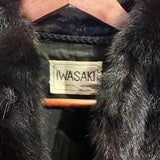 Iwasaki Black Fox Fur Coat