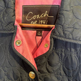 Coach Vintage C Anagram Quilted Coat
