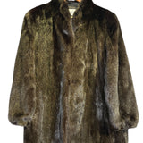 Iwasaki Black Fox Fur Coat