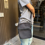 Givenchy Black Canvas Leather Lined Crossbody