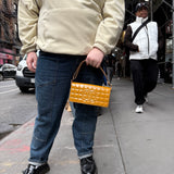 Chanel Vintage East West Patent Flap Bag