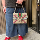Gucci GG Embellished Patchwork Dionysus Chain Bag