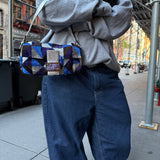 Fendi Vintage Embroidered Patchwork Baguette