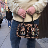 Fendi Leopard Print B Bag
