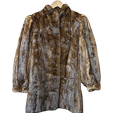 Saikatsu Vintage Brown Mink Fur Coat