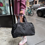 Prada Black Nylon Vintage Duffle Bag