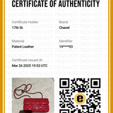 Chanel Patent Mini Flap Bag Dark Rose Pink 2014