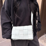 Bottega Veneta Intercciato Cassette Glacier Crossbody