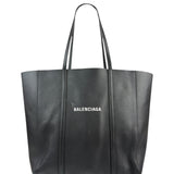 Balenciaga Black Leather Everyday Tote Bag