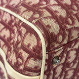 Christian Dior Vintage Red Trotter Boston Bag
