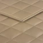 Saint Laurent Beige Quilted Sade Clutch