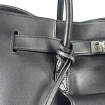 Balenciaga Black Leather Bel Air Carry Carry All Large Tote