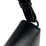 Off-White Black/White Leather Binder Clip Crossbody Bag