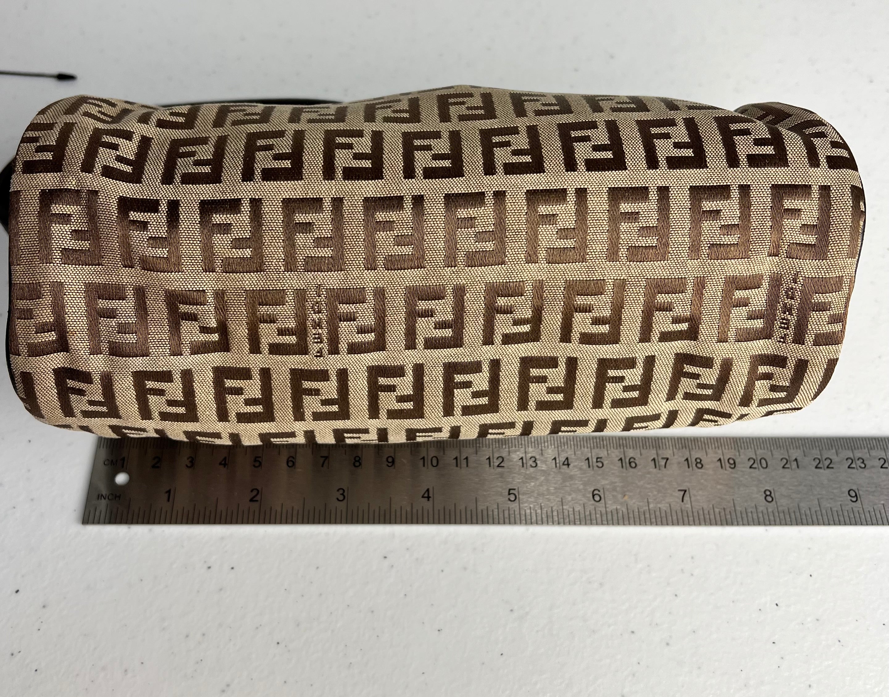 Fendi FF Canva Mini Papillon Pochette