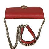 Gucci Red Interlocking G Wallet on Chain
