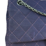 Chanel Purple Quilted 2.55 Reissue Double Flap Bag 2012