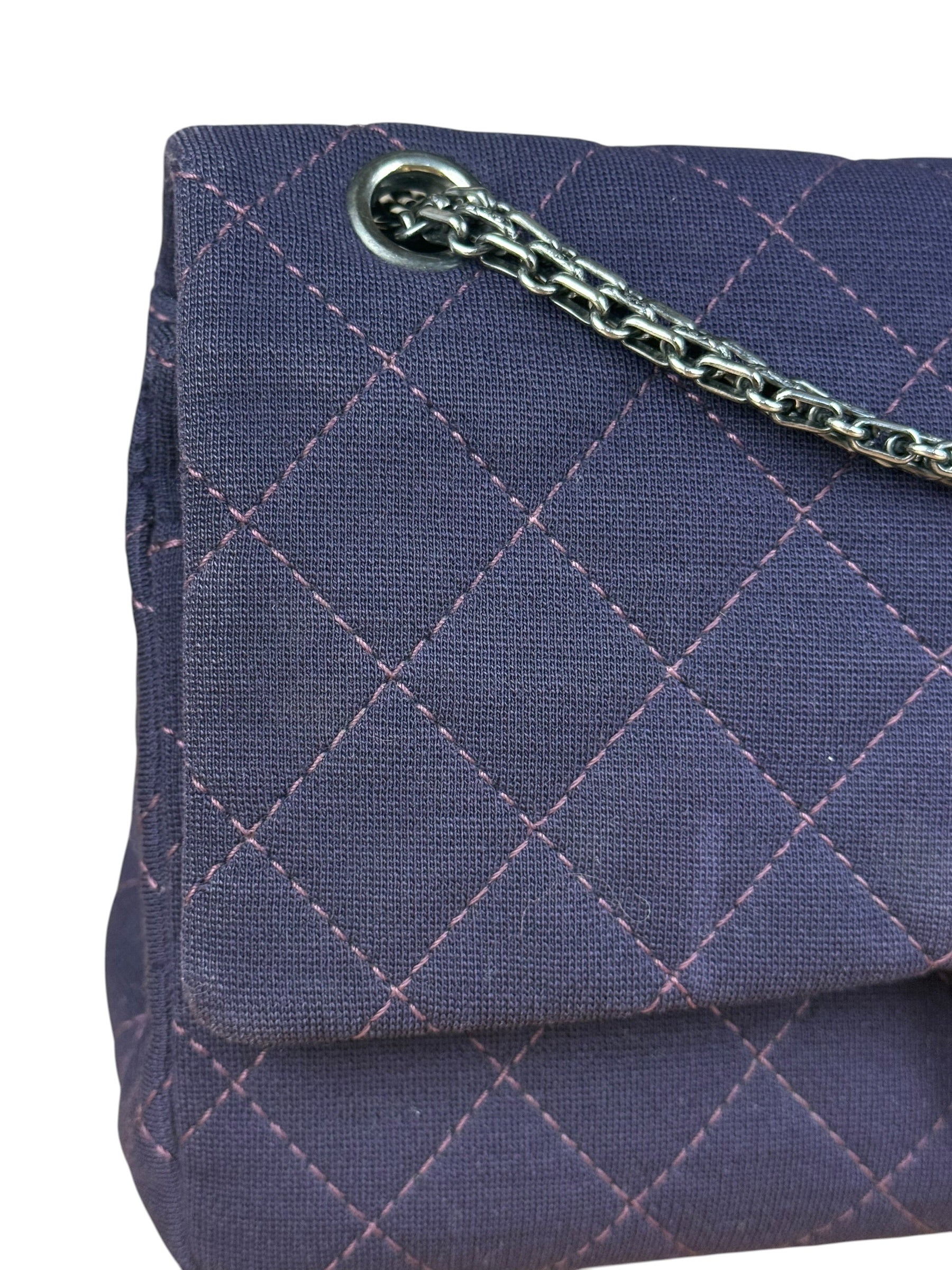 Chanel Purple Quilted 2.55 Reissue Double Flap Bag 2012