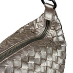 Bottega Veneta Metallic Intrecciato Ciambrino Shoulder Bag