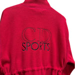 Christian Dior Vintage Sport Pink Fleece Jacket