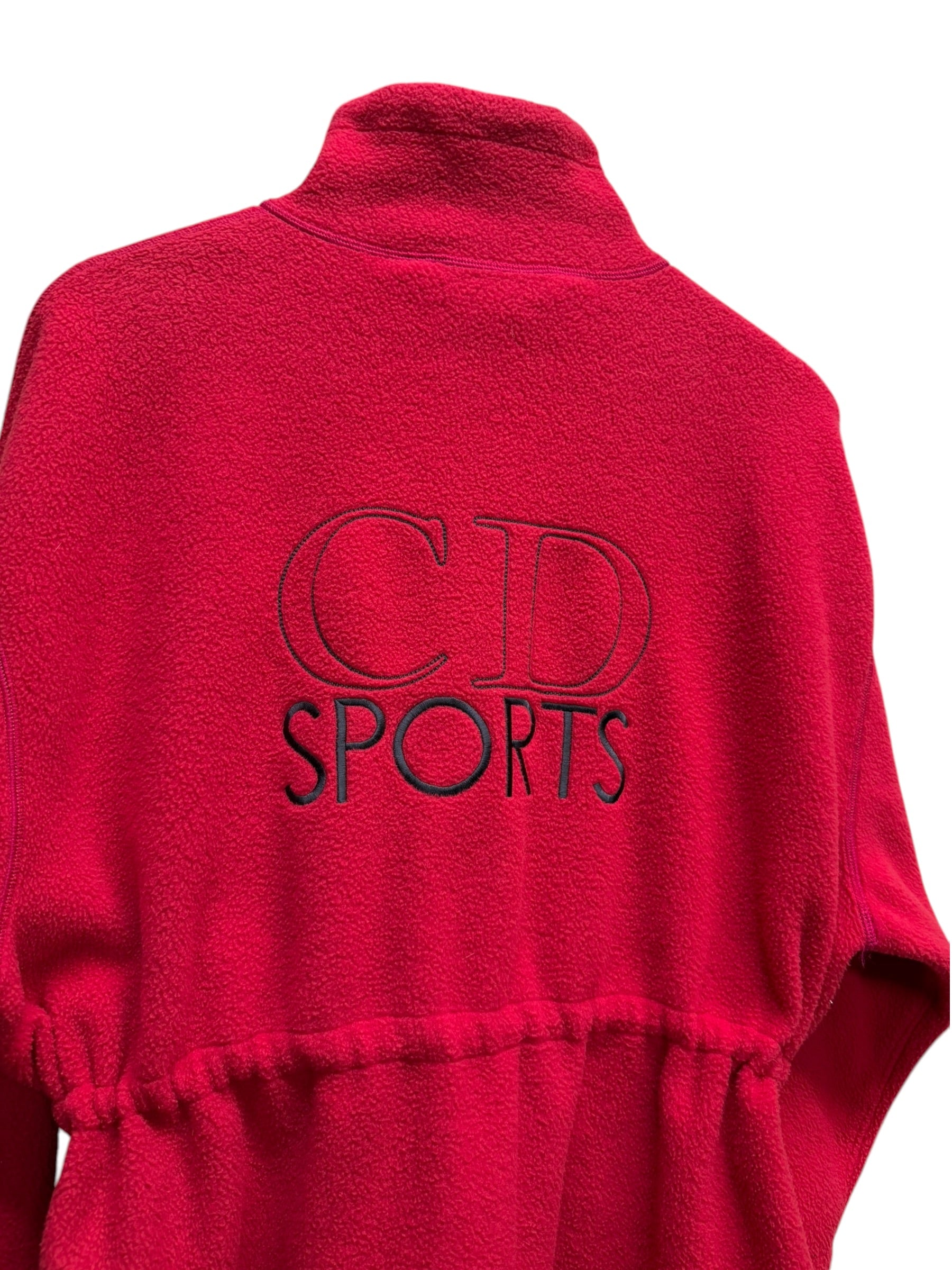 Christian Dior Vintage Sport Pink Fleece Jacket