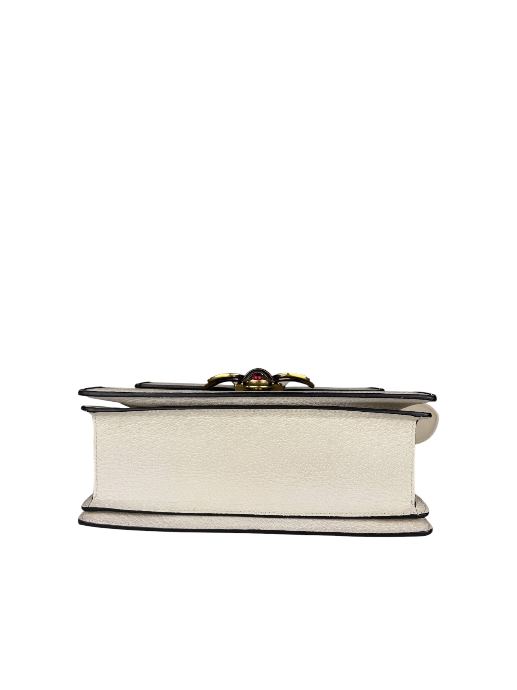 Gucci Leather Queen Margaret Small GG Top Handle Two-Way Bag