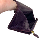 Balenciaga Purple Moto Flap Wallet