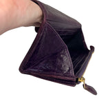 Balenciaga Purple Moto Flap Wallet