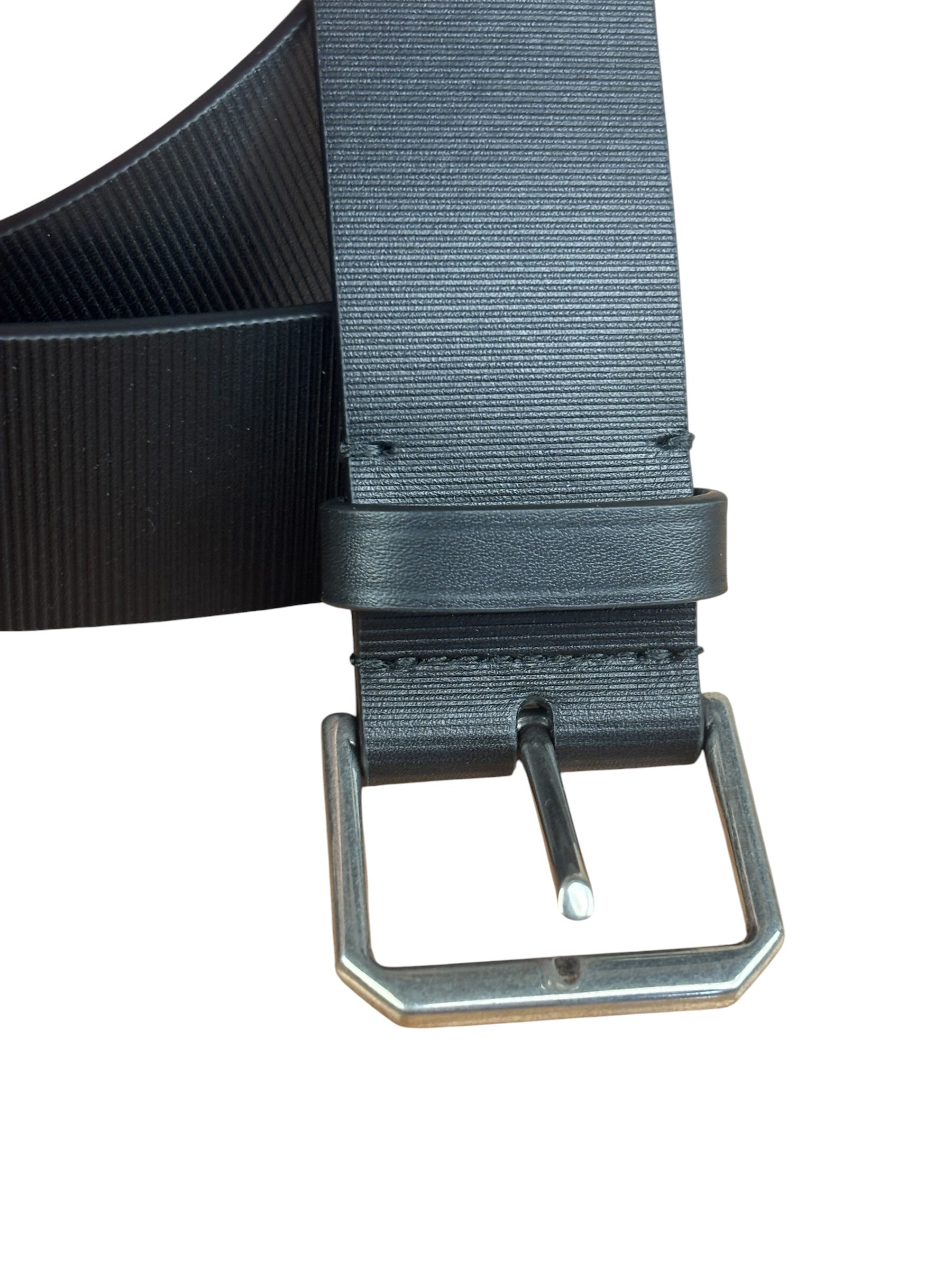 Balenciaga Black Leather Belt