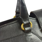 YSL Black Leather Cabas Chyc 2Way