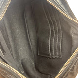Saint Laurent Crocodile Embossed Leather Camera Bag Black