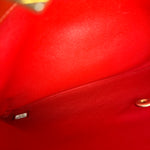 Chanel Chevron Quilted Envelope Clutch