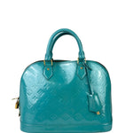 Louis Vuitton Blue Lagoon Vernis Alma GM