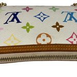 Louis Vuitton White Leather Milla Pochette MM