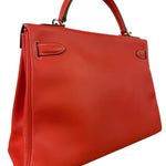 Hermes Coral-Red Epson Casaque Togo Kelly 32