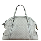 Gucci Vintage Beige Leather GG 2Way Bag