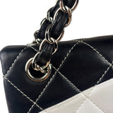 Chanel Colorblock Quilted Lambskin Medium Double Flap Bag 2013
