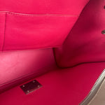 Celine Tricolor Trapeze Pebbled Leather Hand Bag